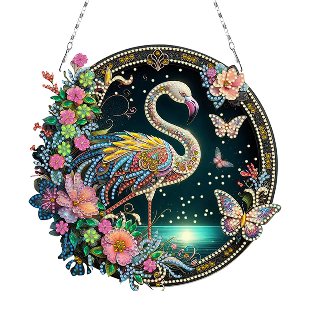 Diamond Painting Hangend ornament raamdecoratie met steentjes - KJ0414