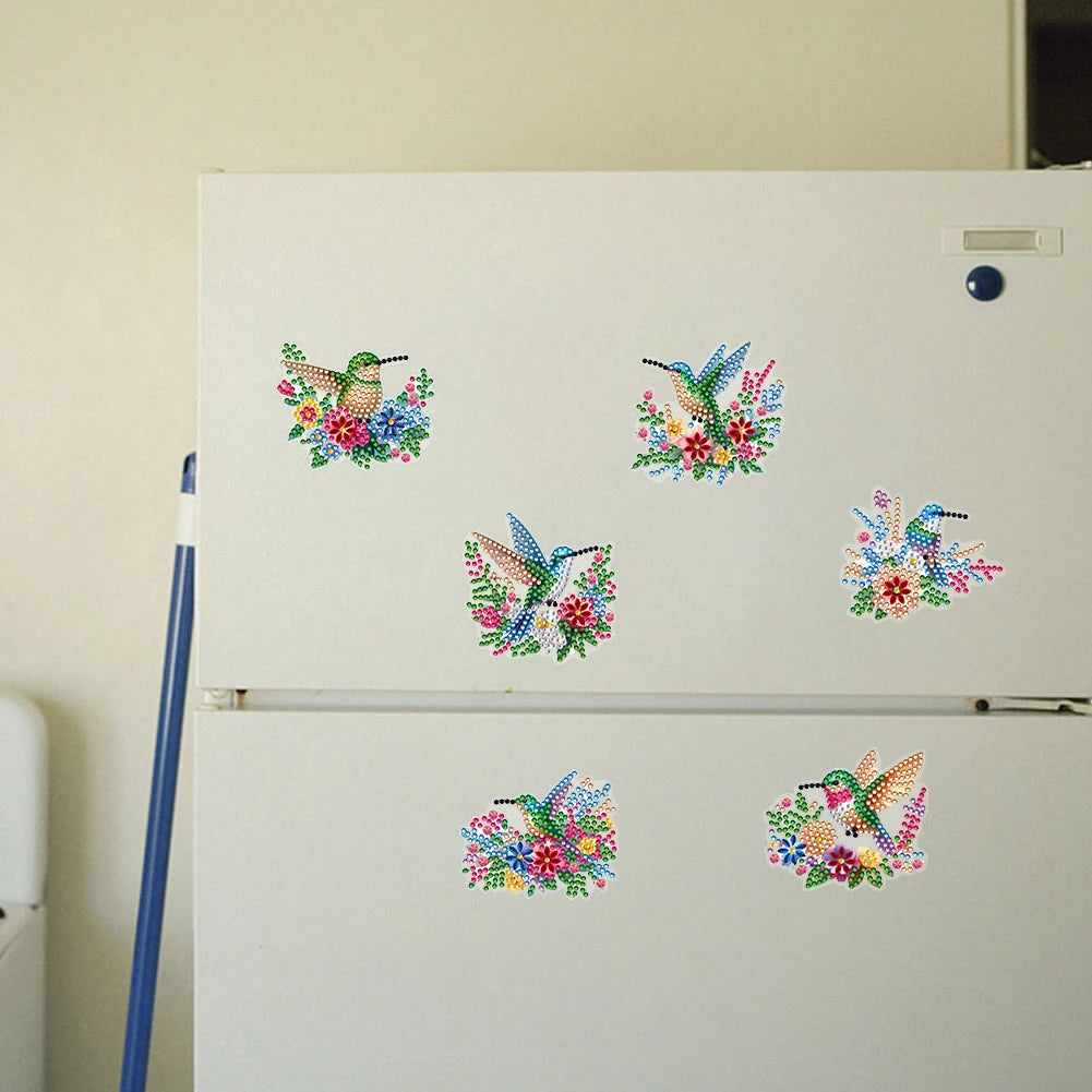 Diamond Painting Magneten – Bloemen en Cartoon Designs voor Koelkastdecoratie