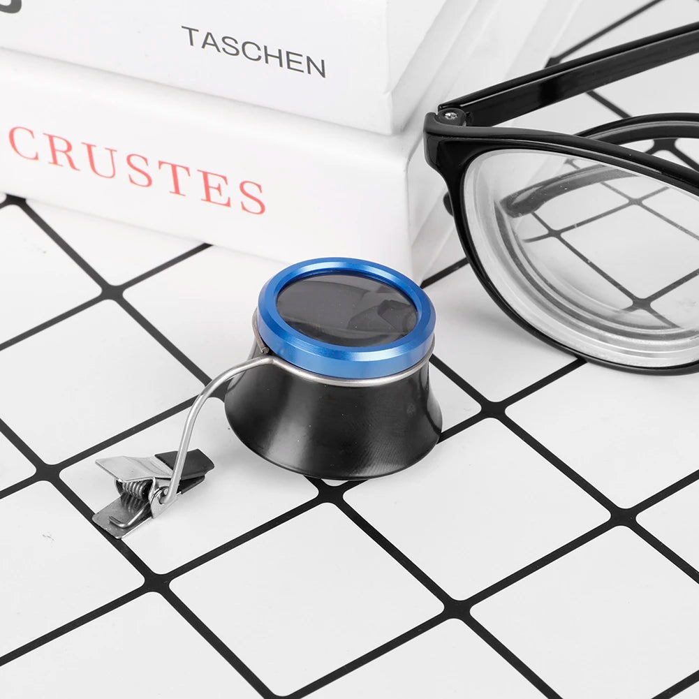 Diamond Painting Clip-On Vergrootglas Bril Loupe voor Precisiewerk