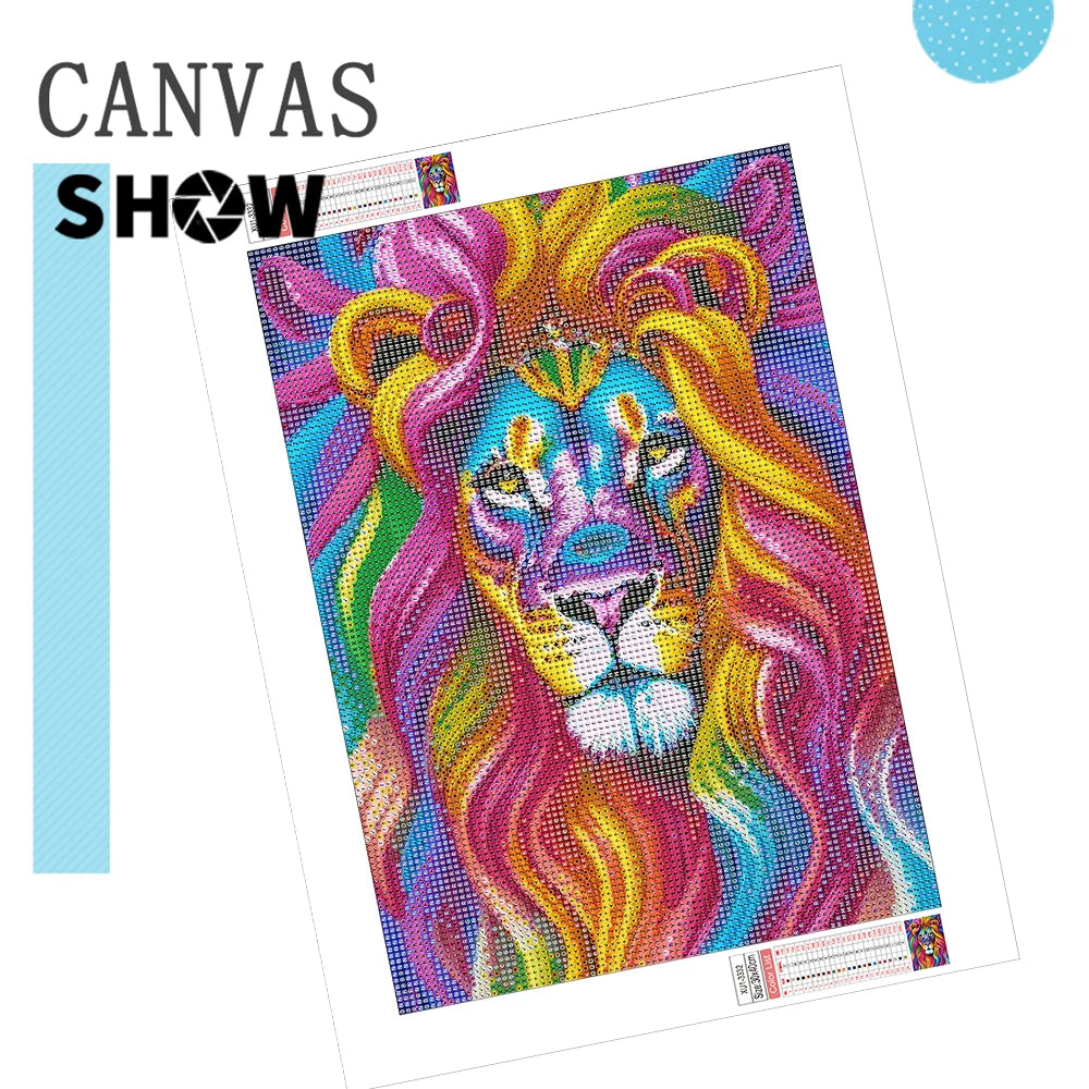 Diamond Painting Dieren - Kleurrijk Dier 30x40 cm Rond - Kolibrie