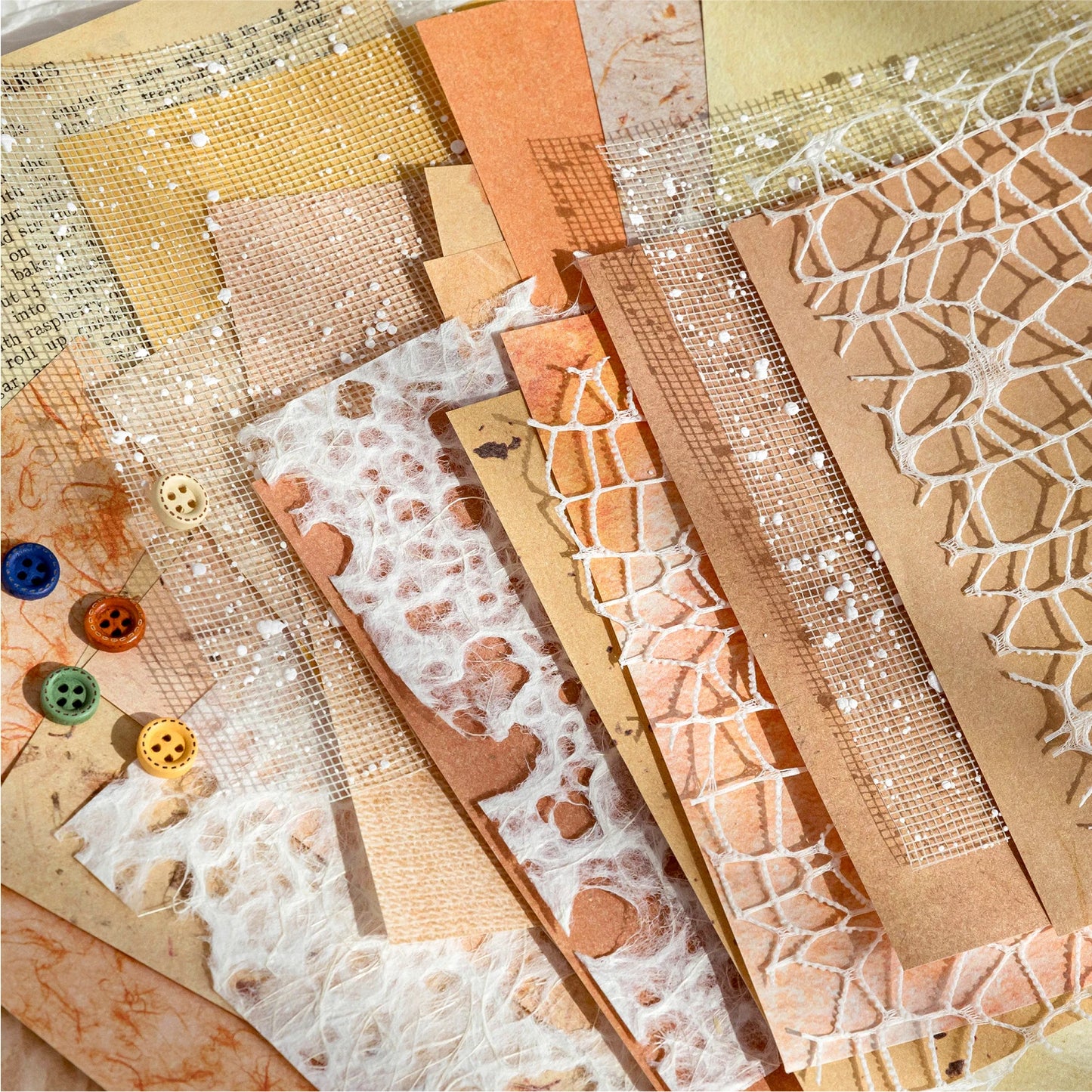 Papier voor kaarten maken of scrapbook vintage kant set 26 stuks