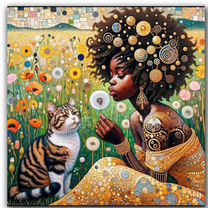 AB Diamond Painting met Fairy dust steentjes – Gustav Klimt De Kus