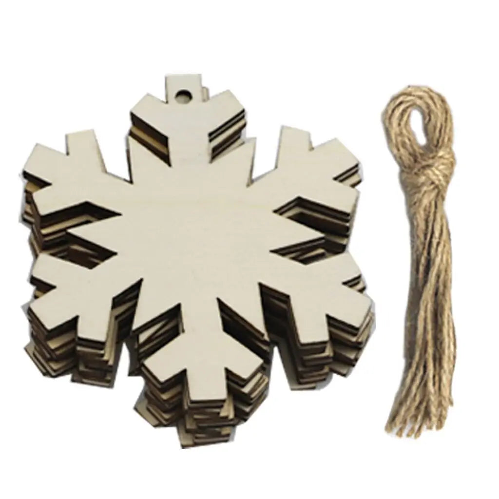 Houten figuur om zelf te kleuren/schilderen kersthanger