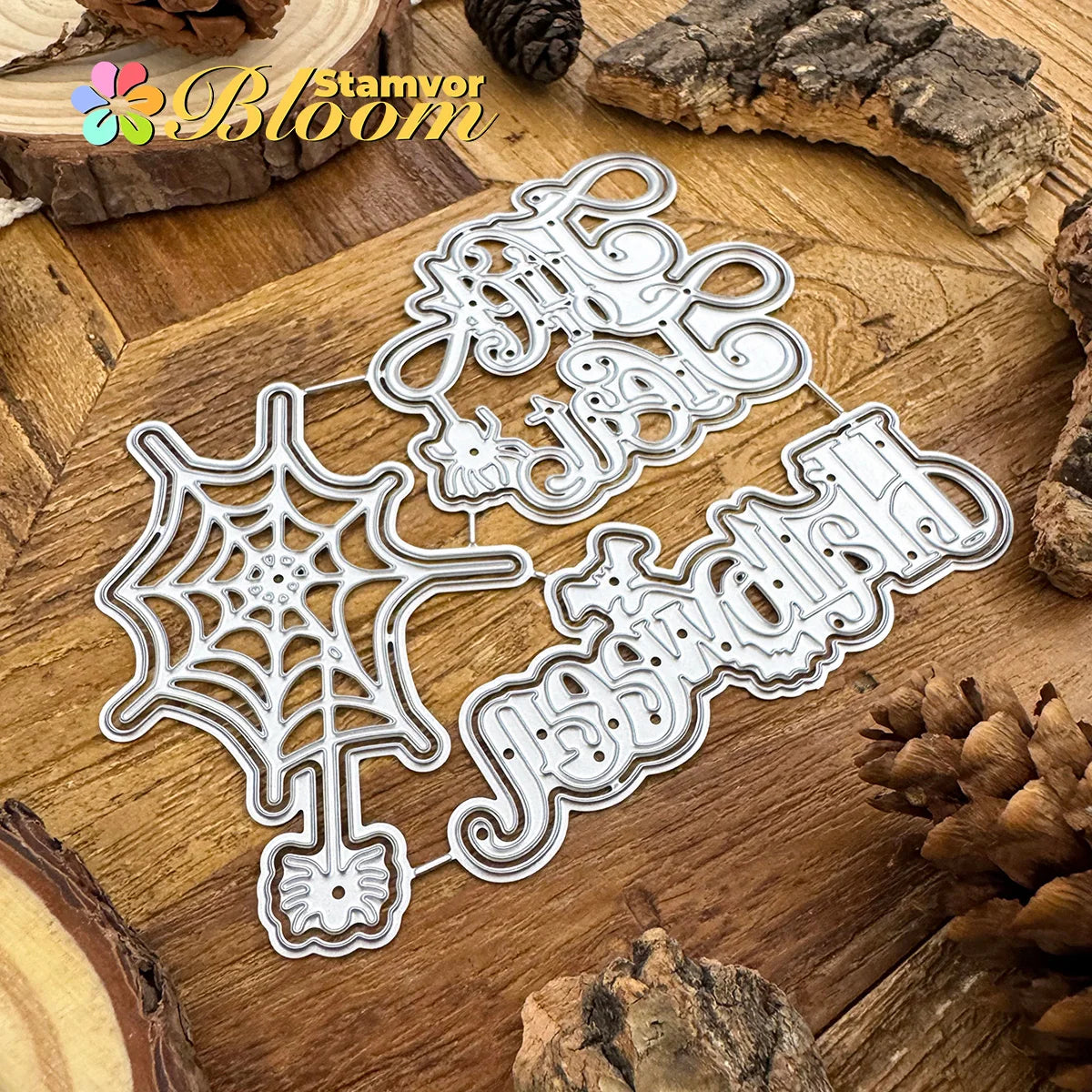 Metalen snijmal voor Kaarten maken en Scrapbook Halloween teksten