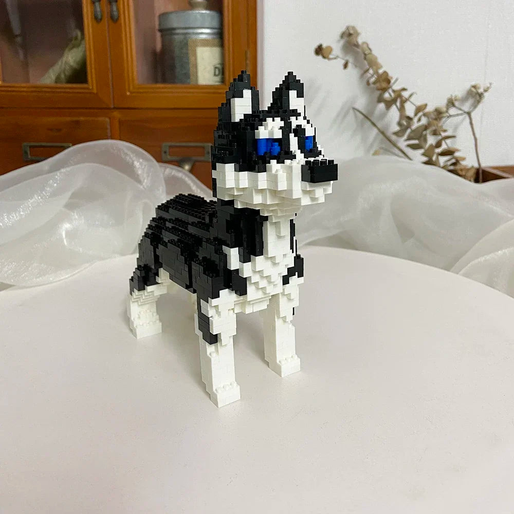 Bouwpakket dieren - Mini honden bouwset voor kinderen en volwassenen