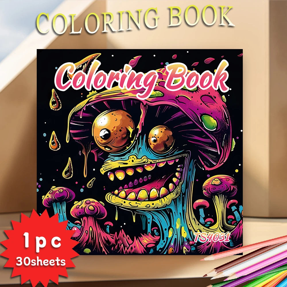 Kleurboek voor volwassenen en tieners – Creatief vrouwen kleurboek met 30 pagina’s ontspanning