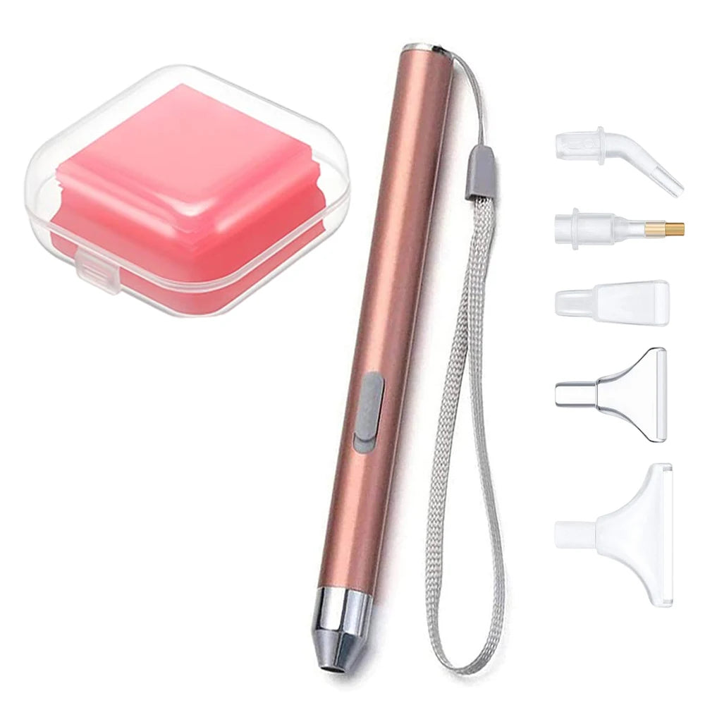 Diamond Painting Pen met verlichting - USB oplaadbaar met opzetstukken