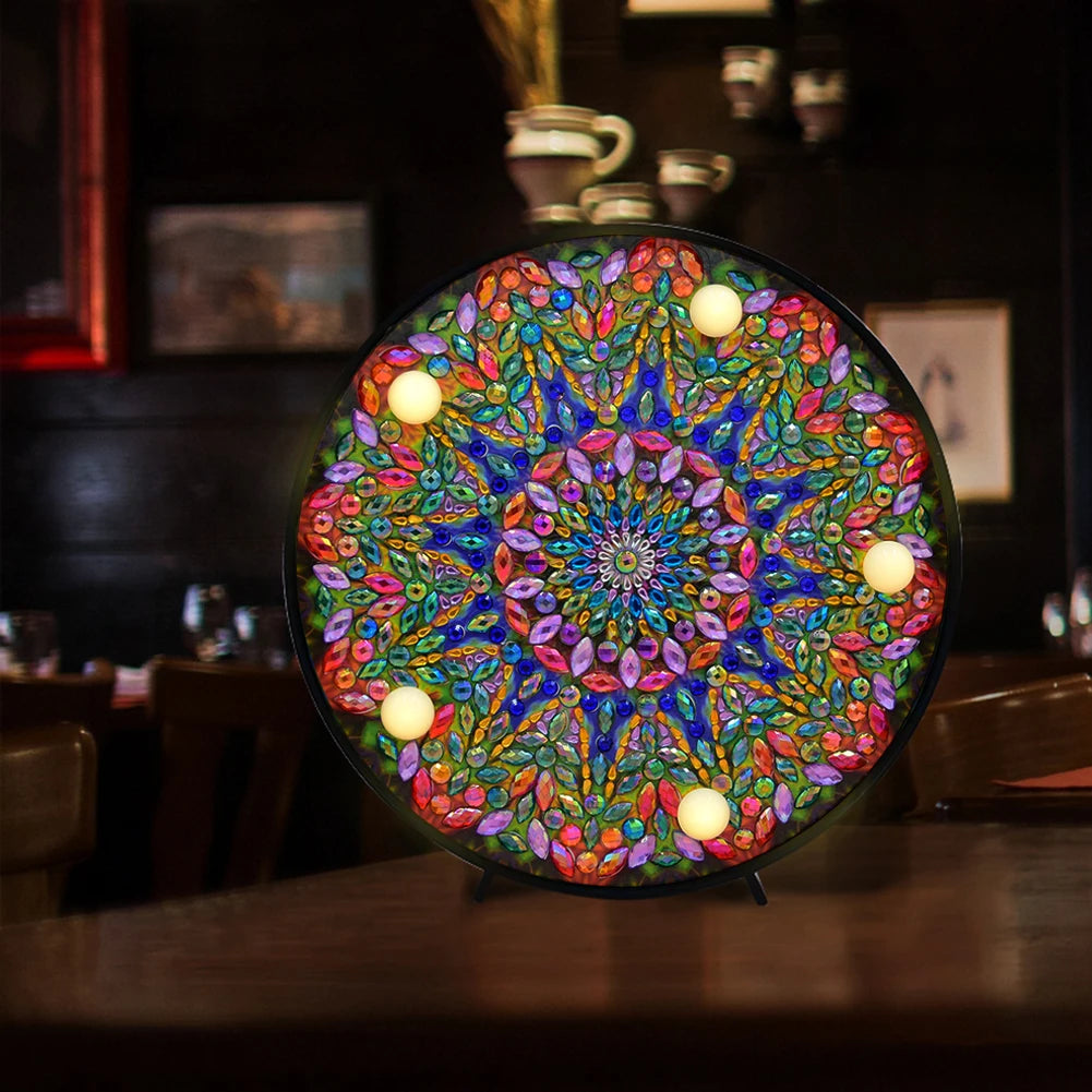 Diamond Painting Lamp Mandala LED Sfeerverlichting