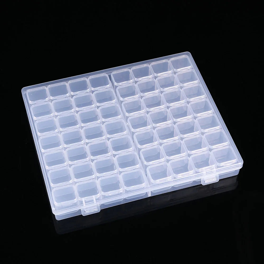 Diamond Painting Opbergdoos voor Strass en Accessoires – 56 of 28 Vakjes