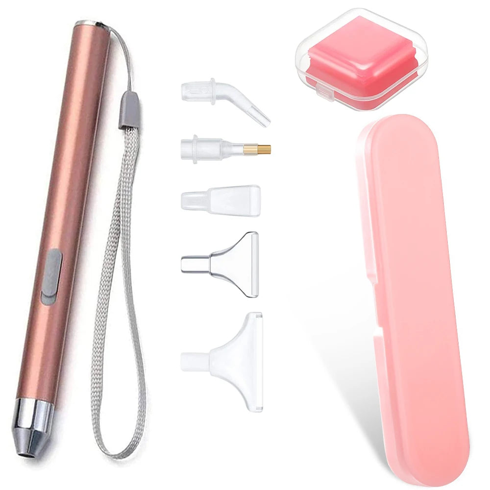 Diamond Painting Pen met verlichting - USB oplaadbaar met opzetstukken