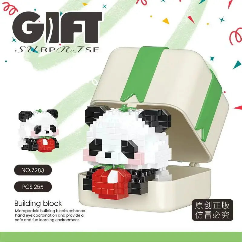 Bouwpakket dieren - Kleine dieren bouwset cadeaudoos