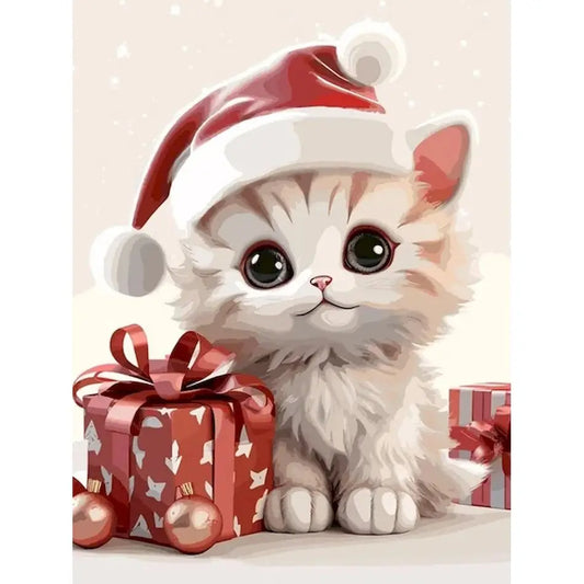 Schilderen op nummer Kerst Dieren met Acrylverf en Lijst (optioneel) - 9950522