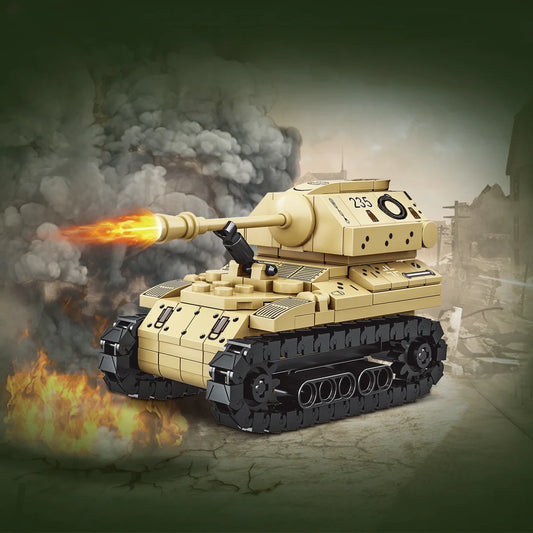 Bouwpakket Militair voertuig – WW2 Stijl - Elephant Tank