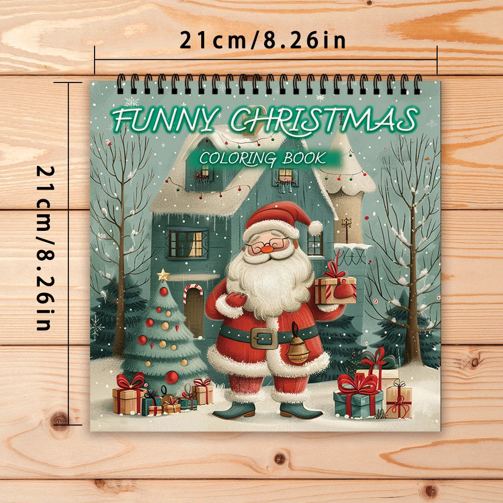 Kleurboek voor volwassenen – Vintage kerstdesigns, 30 vellen