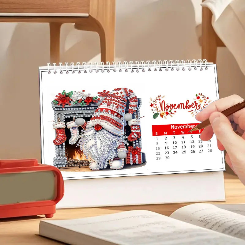 Diamond Painting Kalender kerst editie met 13 schilderijen