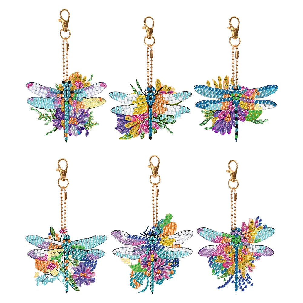 Diamond Painting Sleutelhanger set - Dubbelzijdig te beplakken (5-10 stuks)