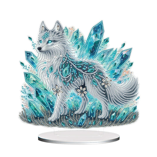 Diamond Painting Tafelornament Acryl Dieren - Wolf