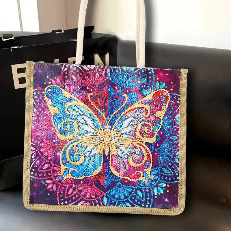 Diamond Painting Tas Vlinder Design Shopper voor Dames