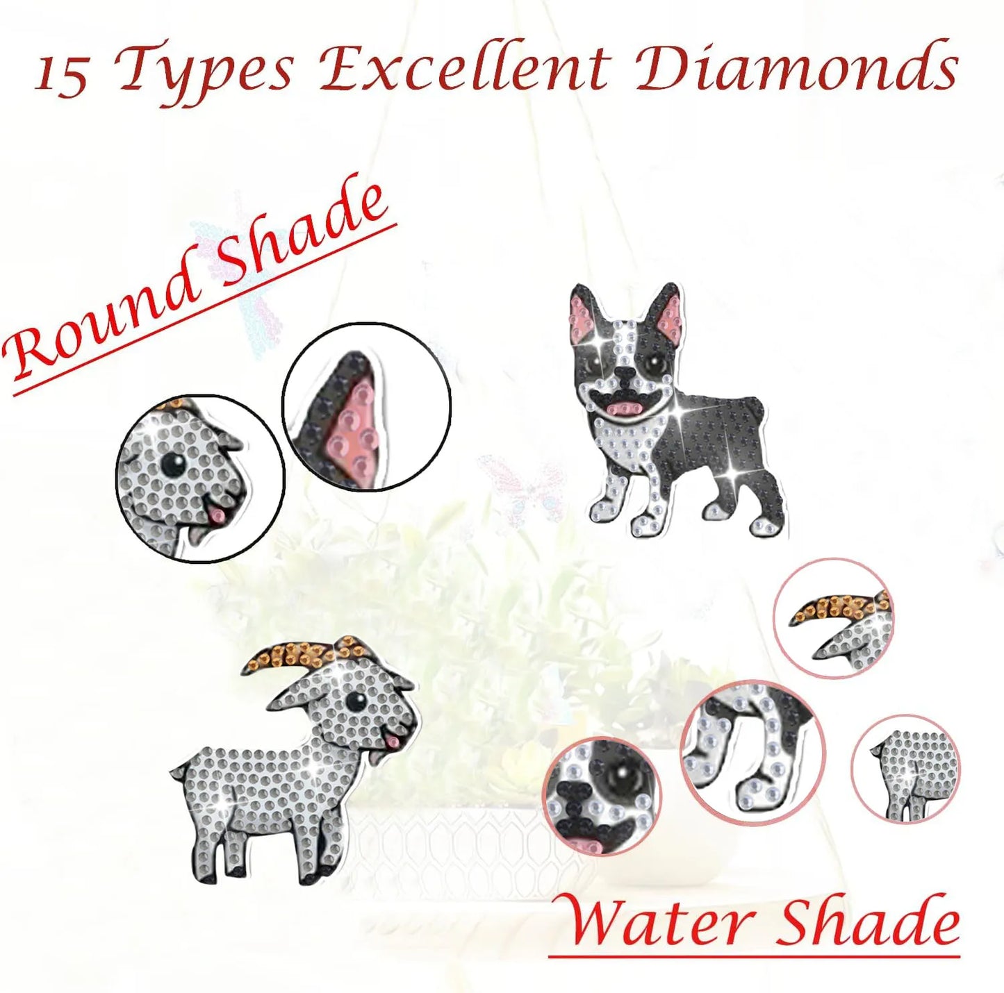 Diamond Painting Plantenstekers voor Bloempotten en Interieurdecoratie