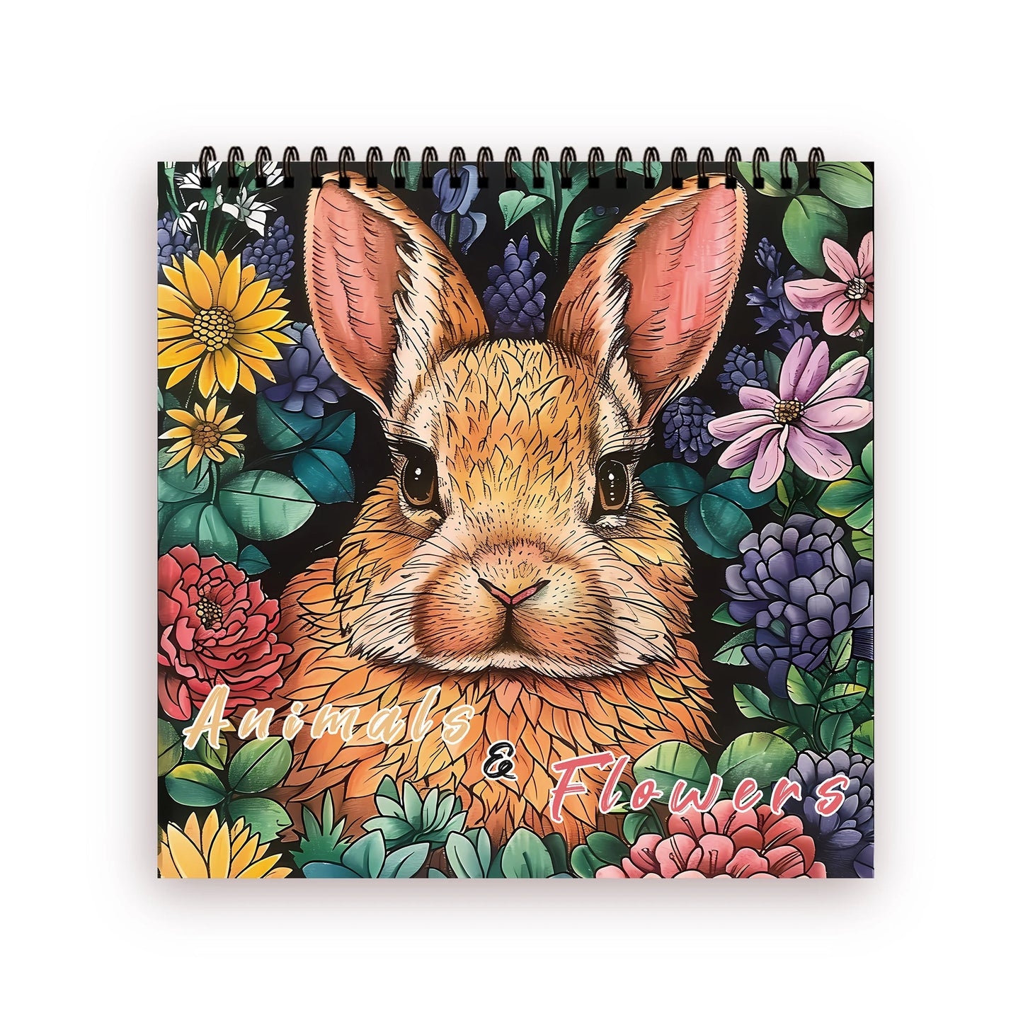 Kleurboek voor volwassenen – ontspannende kleurplaten met spiraalbinding - 005