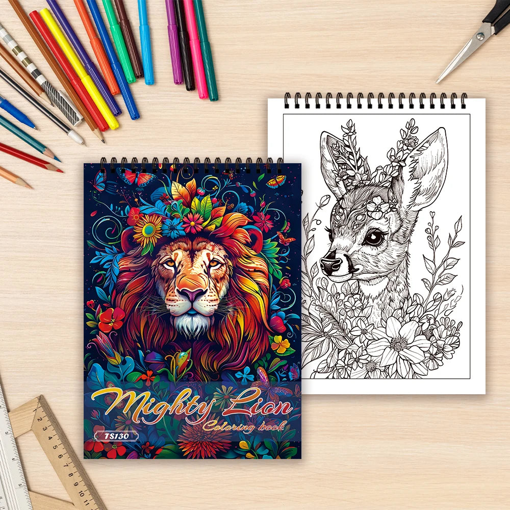 Kleurboek voor volwassenen en tieners – Ontspannend kleurplezier met 30 vellen dik papier