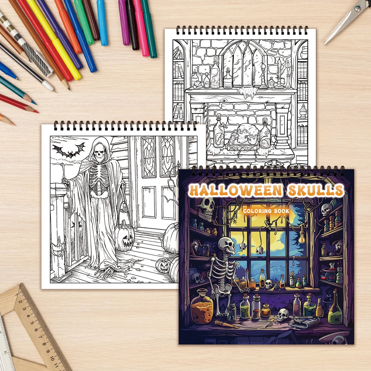 Kleurboek voor volwassenen en tieners – 30 vellen dik papier voor ontspanning en creativiteit