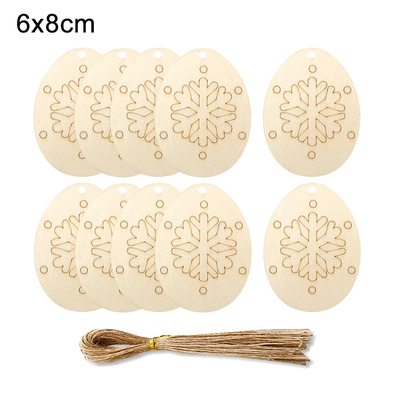 Houten Paas figuur om zelf te kleuren/schilderen – Houten eieren set