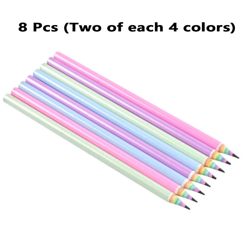 Kleurpotloden set Regenboog HB milieuvriendelijk voor creatief gebruik