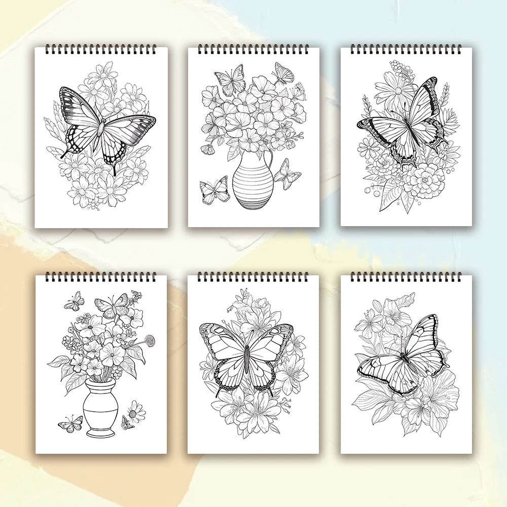 Kleurboek voor volwassenen en tieners – Ontspannend kleurplezier met 30 vellen dik papier