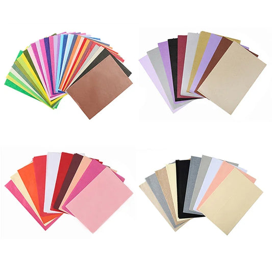Papier voor plakboek en kaarten maken – A5 kleurrijk vloeipapier