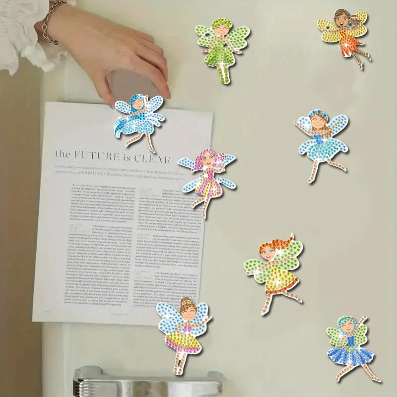 Diamond Painting Magneten Droomfee Set voor Koelkast en Kast