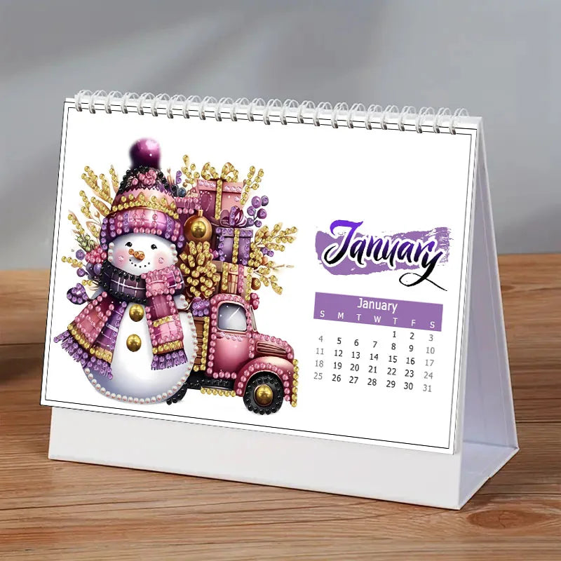 Diamond Painting Kalender kerst editie met 13 schilderijen