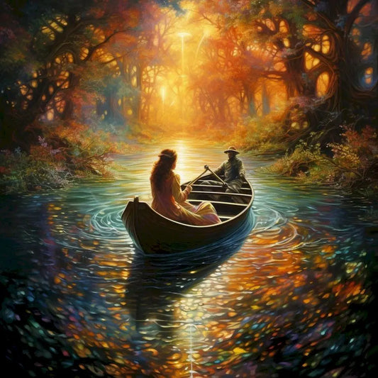 Diamond Painting Mensen - Schitterend Portret met Kristalsteentjes - DZDP61461