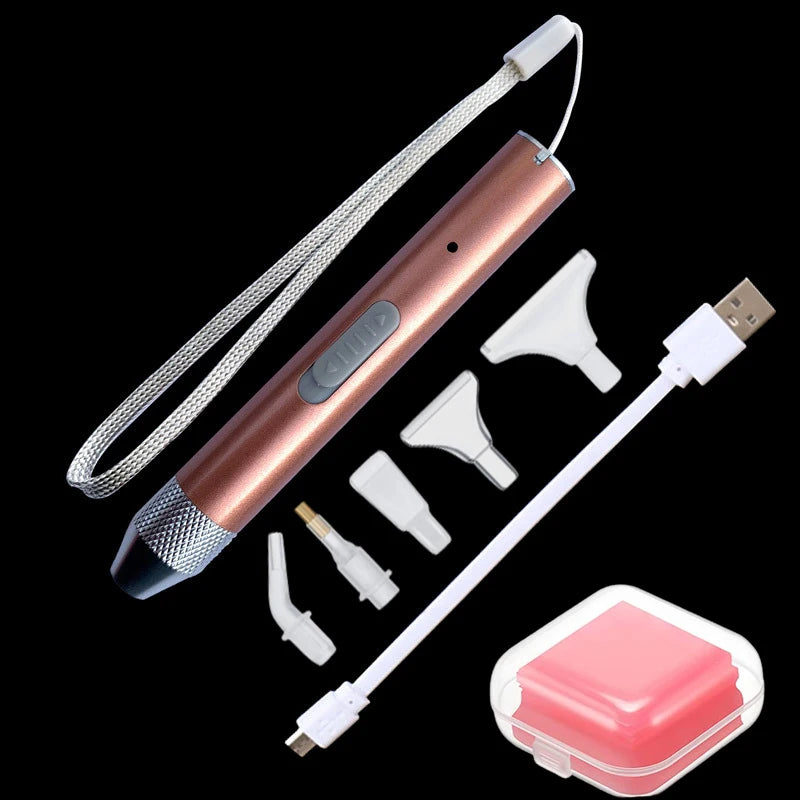 Diamond Painting Pen met verlichting - USB oplaadbaar met opzetstukken