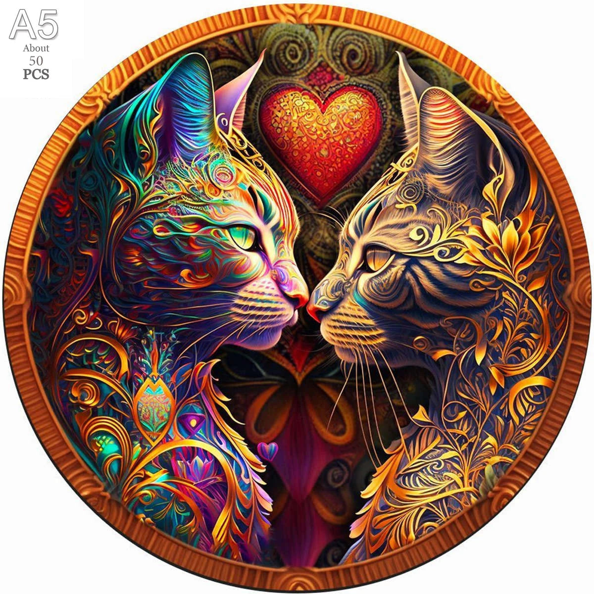 Houten figuren puzzel - Keuze uit diverse maten - Dieren en unieke vormen