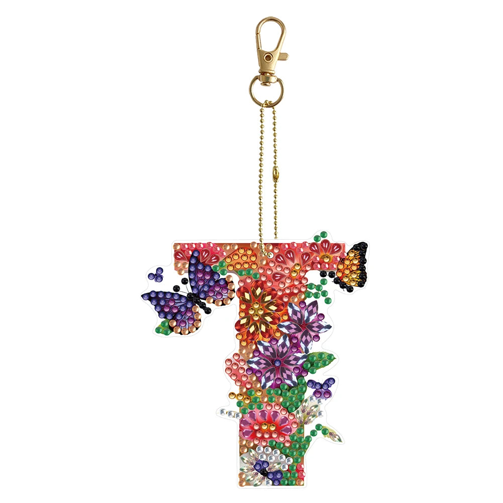 Diamond Painting Sleutelhanger set - Speciale Vorm Letters
