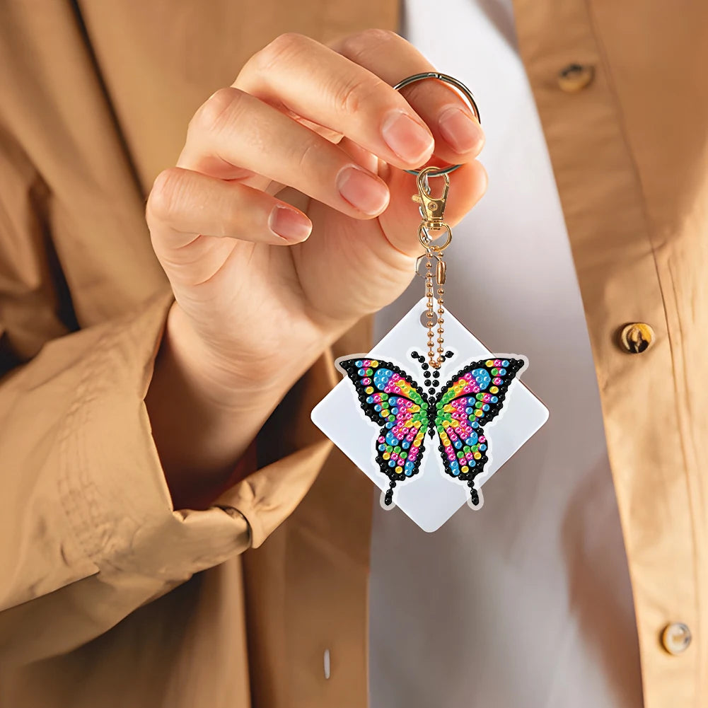 Diamond Painting Sleutelhanger set - Dubbelzijdig te beplakken (5-10 stuks)