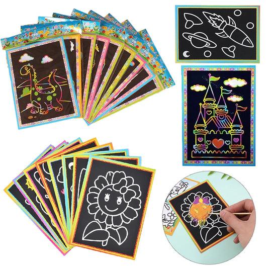 Krastekeningen voor Kinderen – 10 Stuks DIY Creatief Tekenplezier