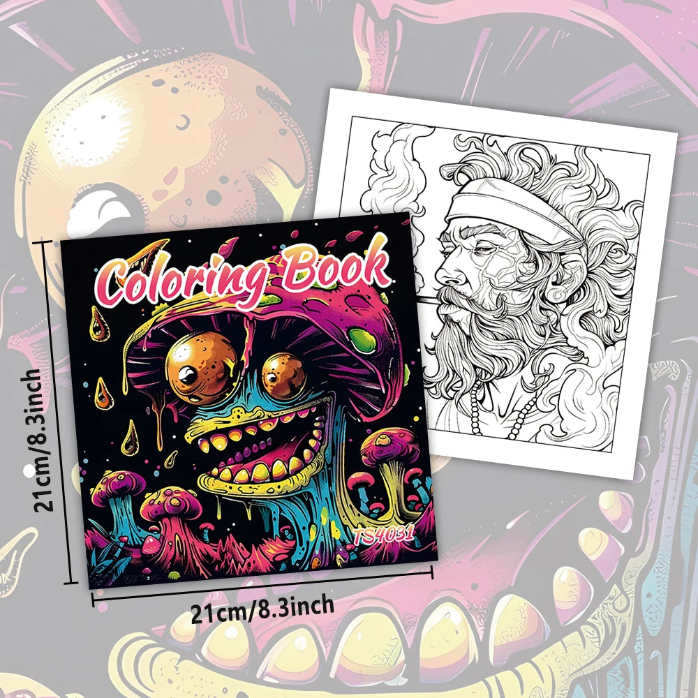 Kleurboek voor volwassenen en tieners – Creatief vrouwen kleurboek met 30 pagina’s ontspanning