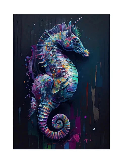 AB Diamond Painting met Fairy dust steentjes Oceaan Dieren
