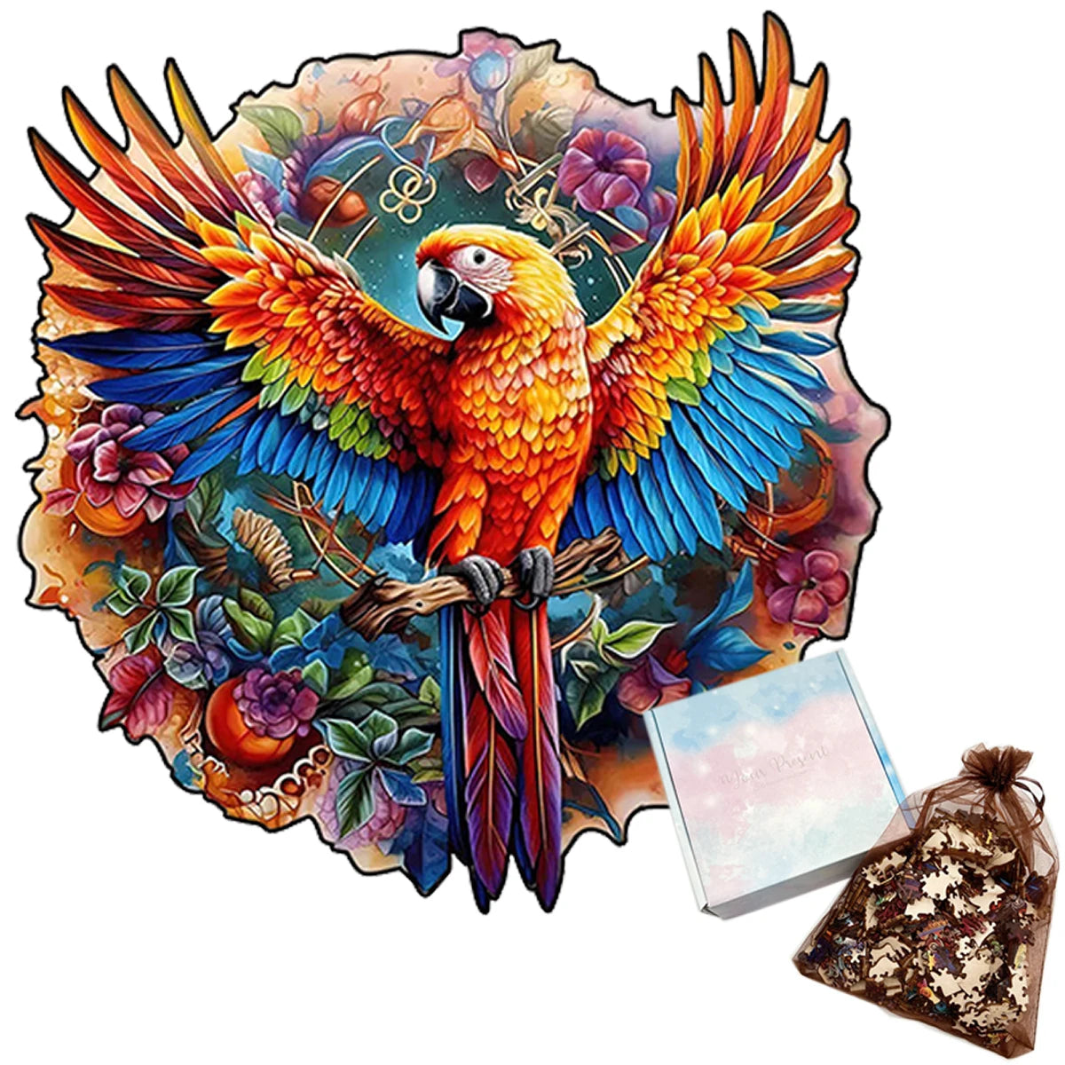 Houten figuren puzzel - Keuze uit diverse maten - Dieren en unieke vormen