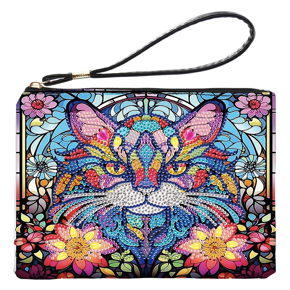 Diamond Painting Etui - Cartoon Design met Speciale Vorm Steentjes