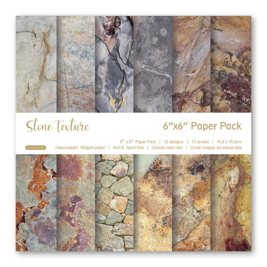 12 Vellen Vintage Scrapbook Papier – 15x15cm - 004