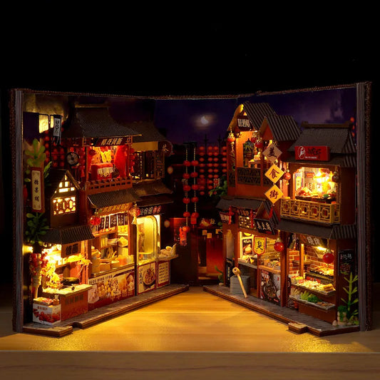 Zelfbouw Miniatuurhuisje Boekenkast Bibliotheek Bouwpakket