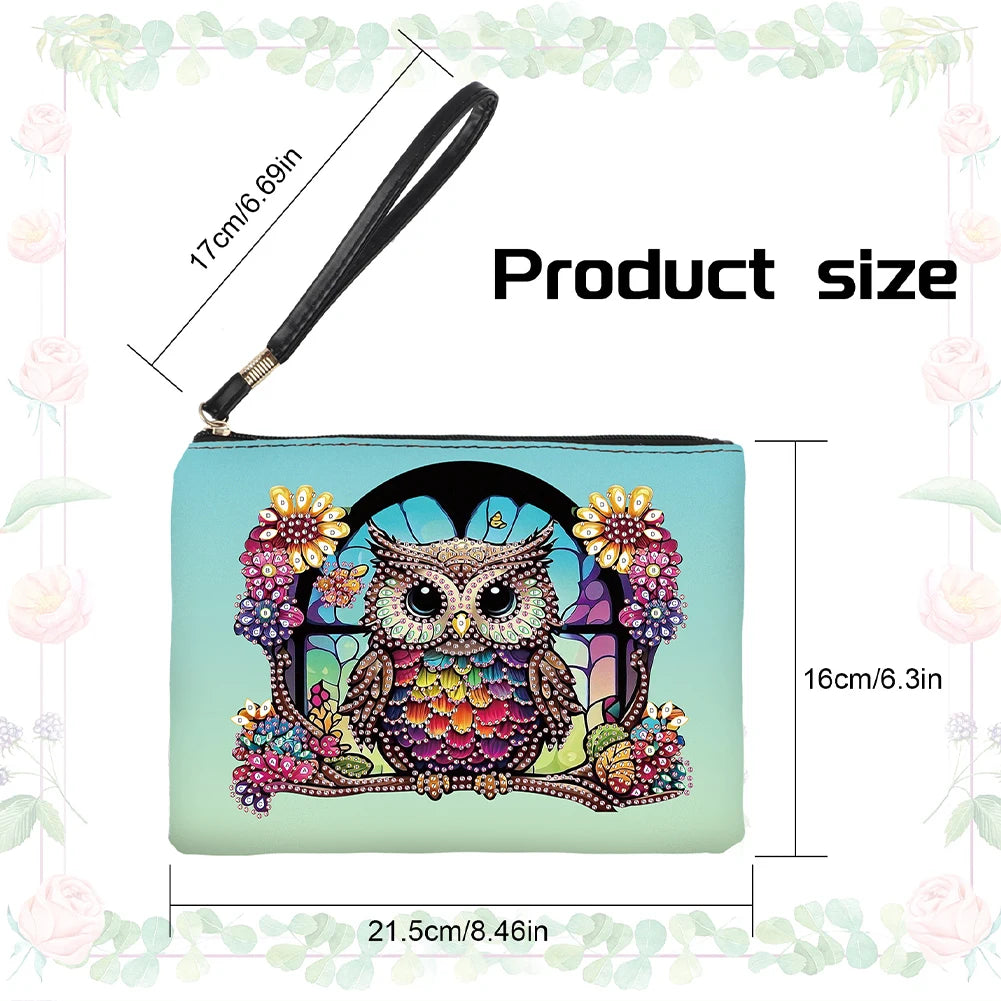 Diamond Painting Etui - Cartoon Design met Speciale Vorm Steentjes