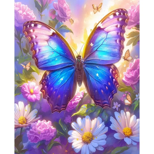 Diamond Painting Dieren - Vlinder - rond of vierkant | Kleurrijk Ontwerp - DZDP78939