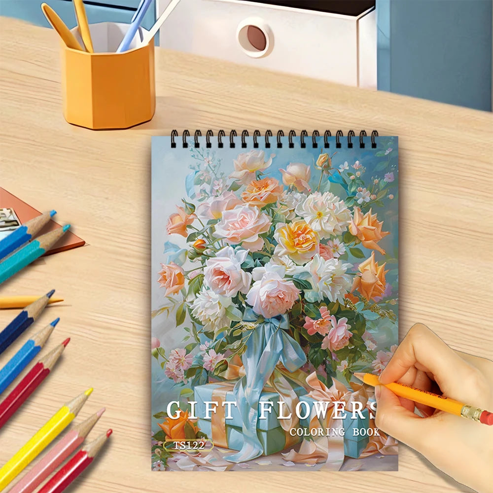 Kleurboek voor volwassenen en tieners – 30 bladen premium dik papier, ontspannend tekenplezier