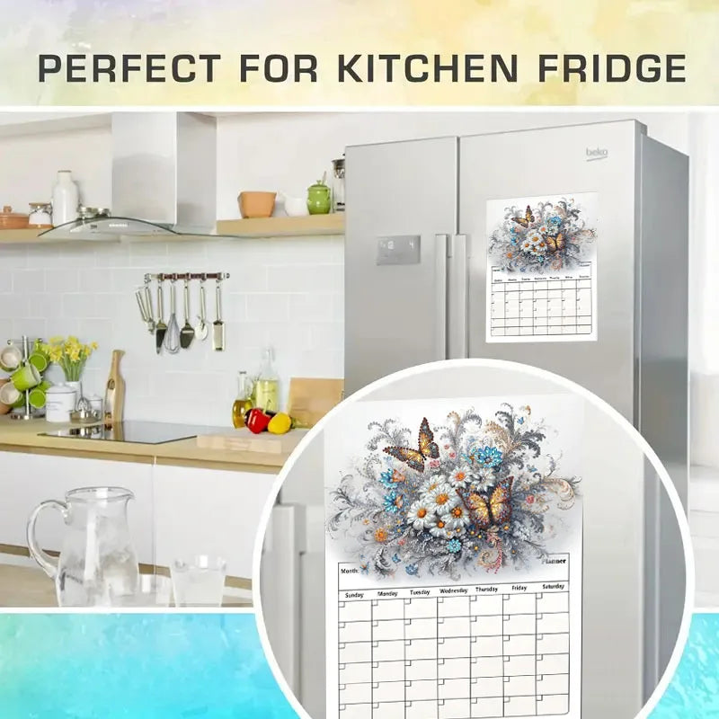 Diamond Painting Kalender met Magnetische Whiteboard Set voor Beginners