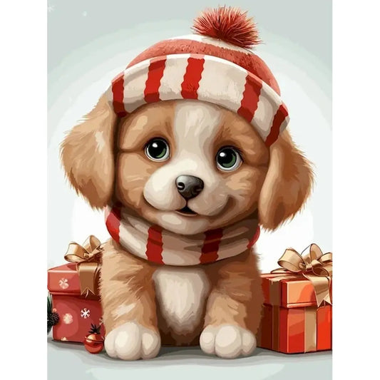 Schilderen op nummer Kerst Dieren met Acrylverf en Lijst (optioneel) - 9950519