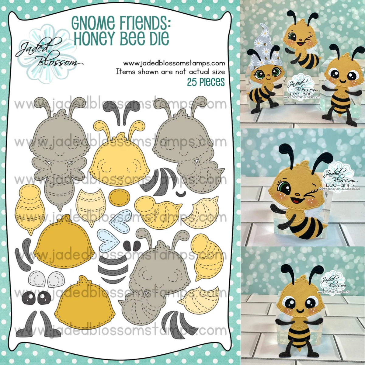 JB Collections Basis set snijmallen Gnome Friends Honingbij